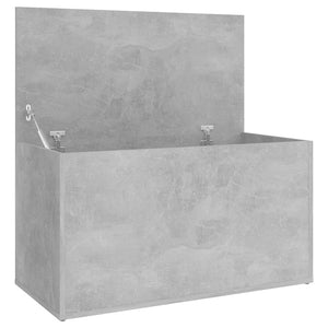 Galleria Design Storage Chest Concrete Grey 84x42x46 cm Engineered Wood