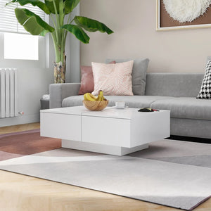 Galleria Design Coffee Table White 90x60x31 cm Engineered Wood