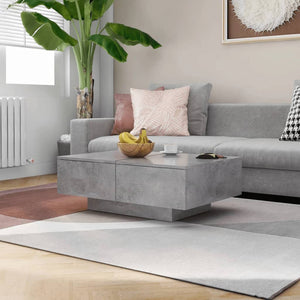 Galleria Design Coffee Table Concrete Grey 90x60x31 cm Engineered Wood