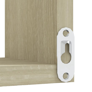 Galleria Design Wall Corner Shelf 2 pcs Sonoma Oak 40x40x50 cm Engineered Wood