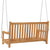 Galleria Design Swing Bench Solid Teak Wood 114x60x64 cm