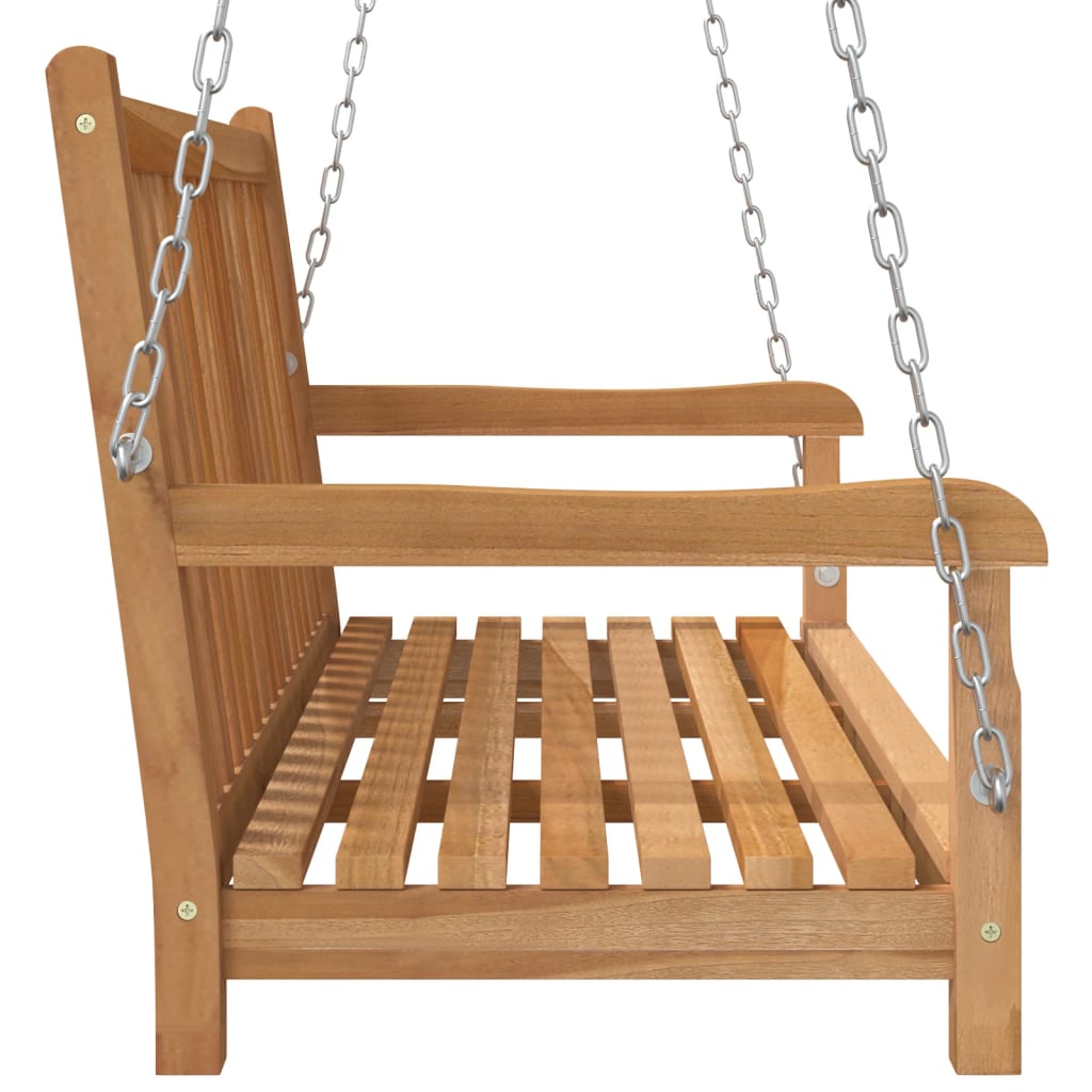 Galleria Design Swing Bench Solid Teak Wood 114x60x64 cm