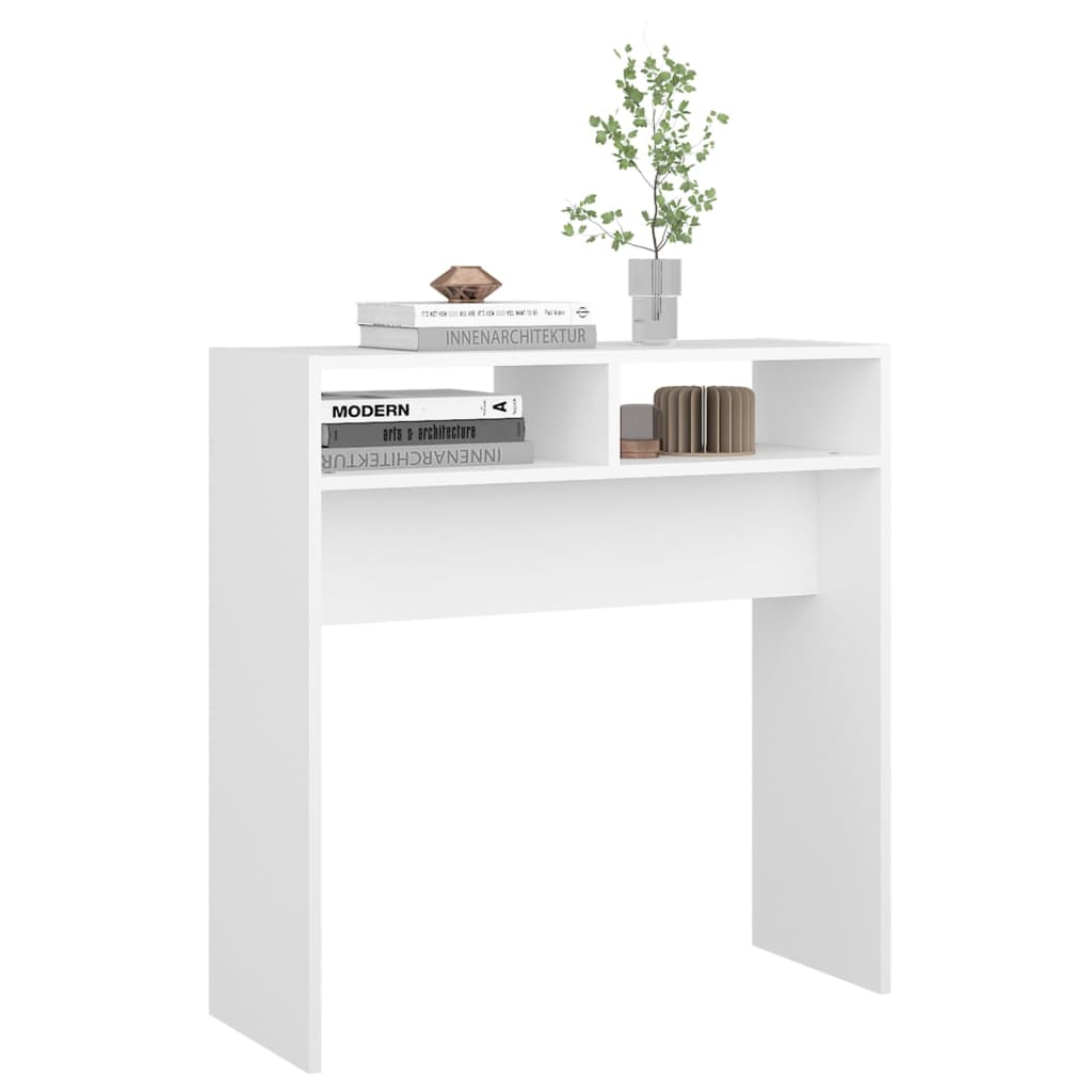 Galleria Design Console Table White 78x30x80 cm Engineered Wood