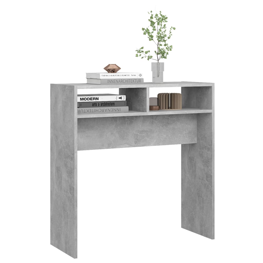 Galleria Design Console Table Concrete Grey 78x30x80 cm Engineered Wood