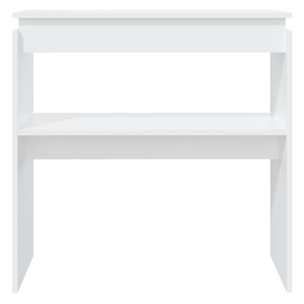 Galleria Design Console Table White 80x30x80 cm Engineered Wood