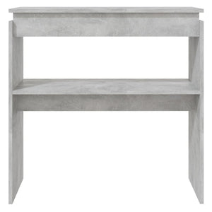 Galleria Design Console Table Concrete Grey 80x30x80 cm Engineered Wood