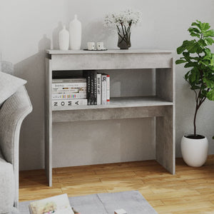 Galleria Design Console Table Concrete Grey 80x30x80 cm Engineered Wood