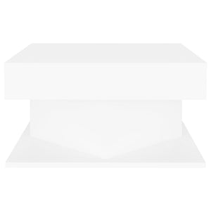 Galleria Design Coffee Table White 57x57x30 cm Engineered Wood