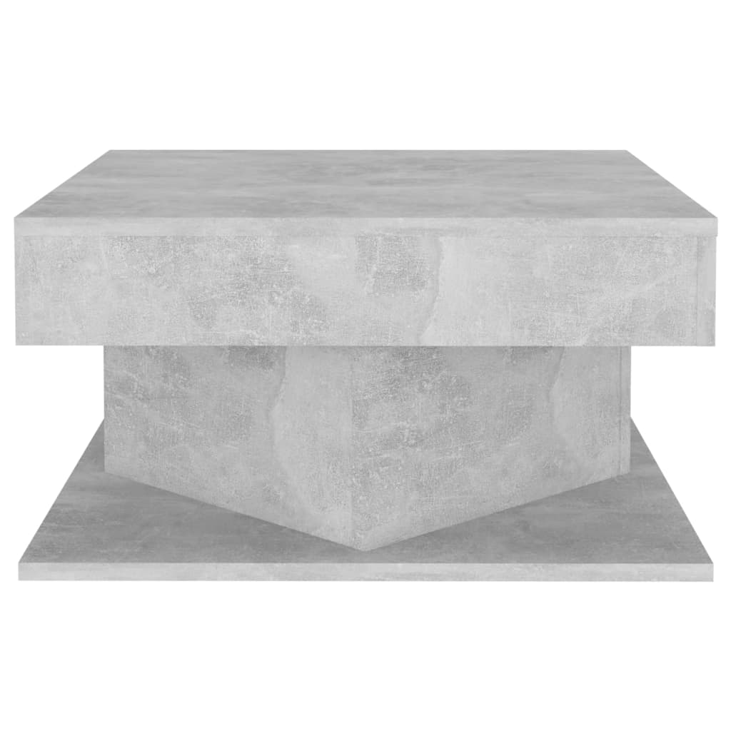 Galleria Design Coffee Table Concrete Grey 57x57x30 cm Engineered Wood