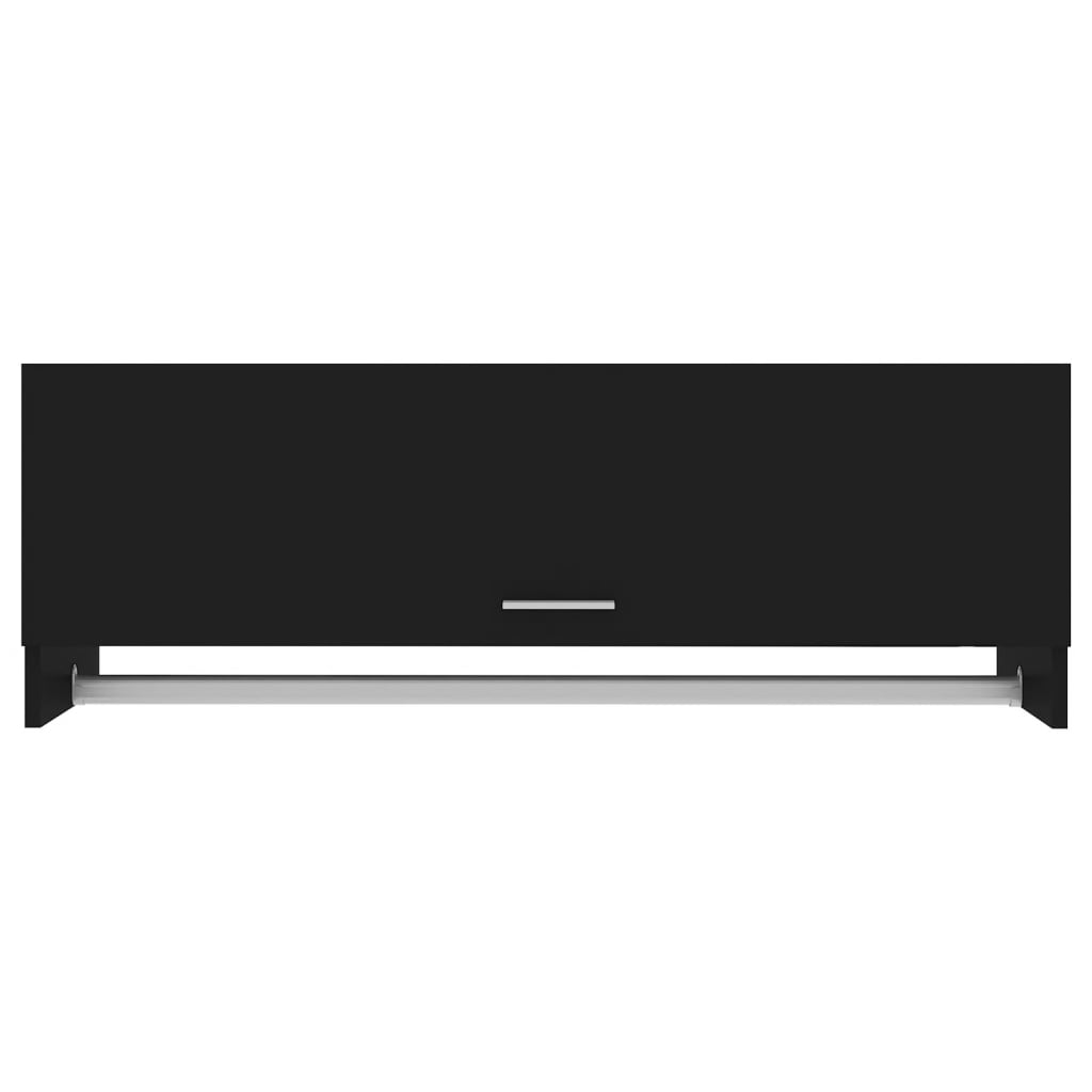 Galleria Design Wardrobe Black 100x32.5x35 cm Engineered Wood