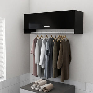 Galleria Design Wardrobe Black 100x32.5x35 cm Engineered Wood