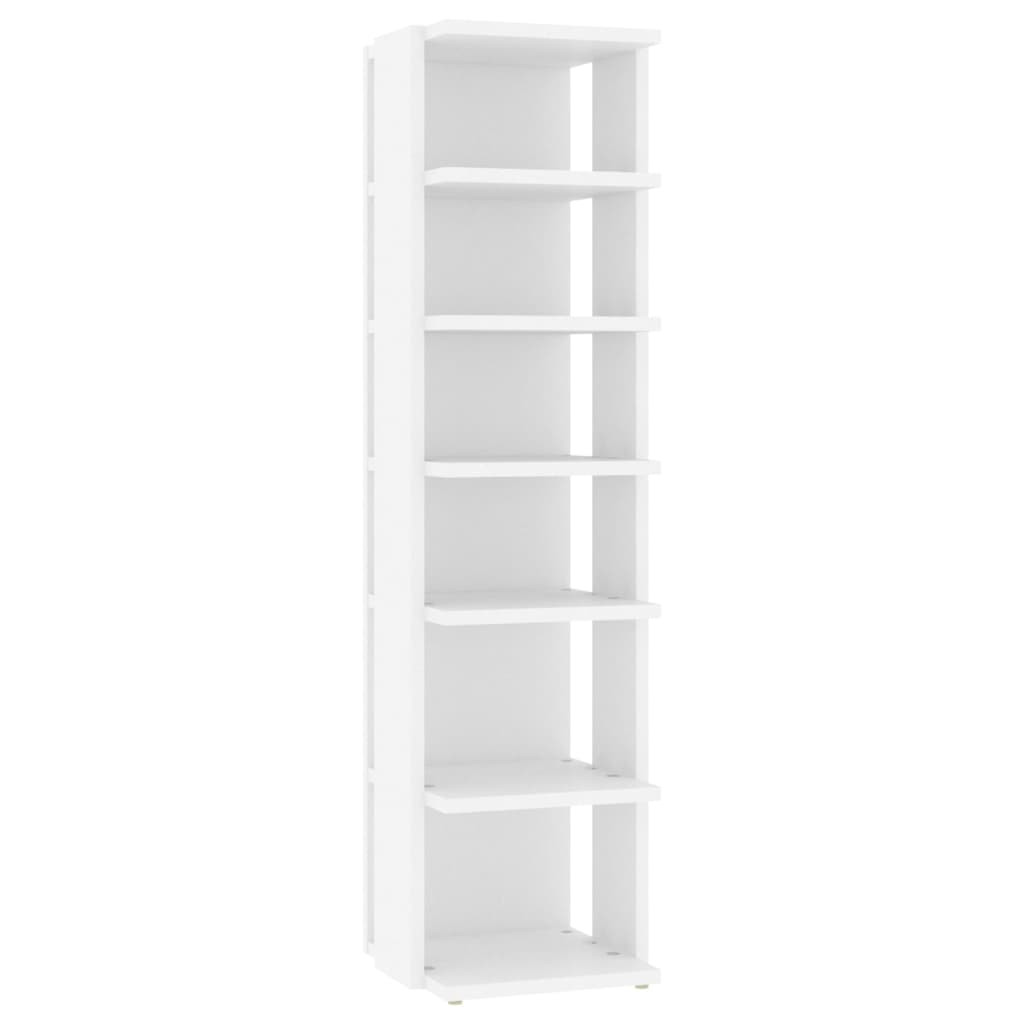 Galleria Design Shoe Cabinets 2 pcs White 27.5x27x102 cm Engineered Wood