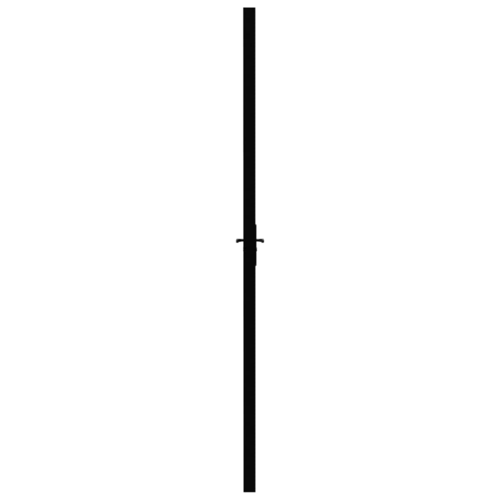 Galleria Design Interior Door ESG Glass and Aluminium 83x201.5 cm Black