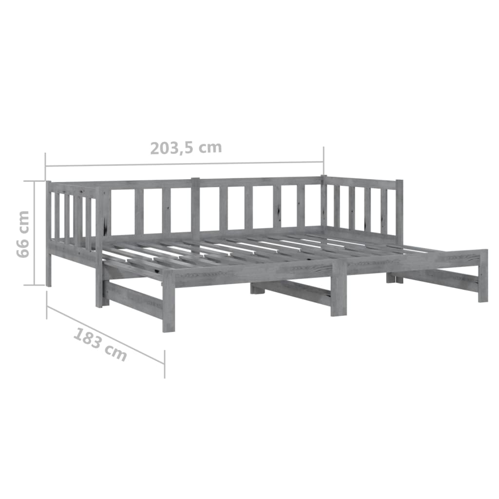 Galleria Design Pull-out Day Bed without Mattress 2x(90x200)cm