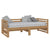 Galleria Design Pull-out Day Bed without Mattress Honey Brown 2x(90x200)cm