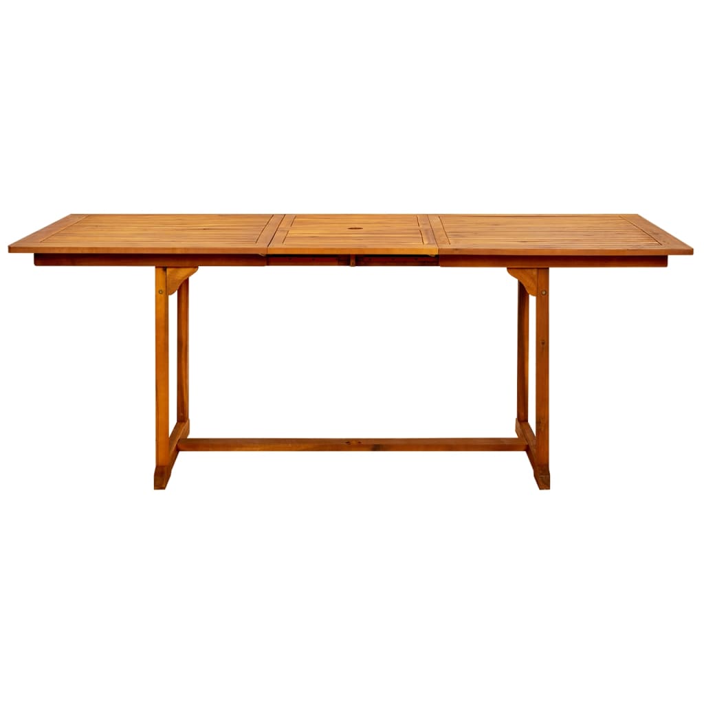Galleria Design Garden Dining Table (150-200)x100x75 cm Solid Acacia Wood