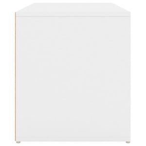 Galleria Design Hall Bench 80x40x45 cm White Engineered Wood