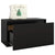 Galleria Design Hall Bench 80x40x45 cm Black Engineered Wood