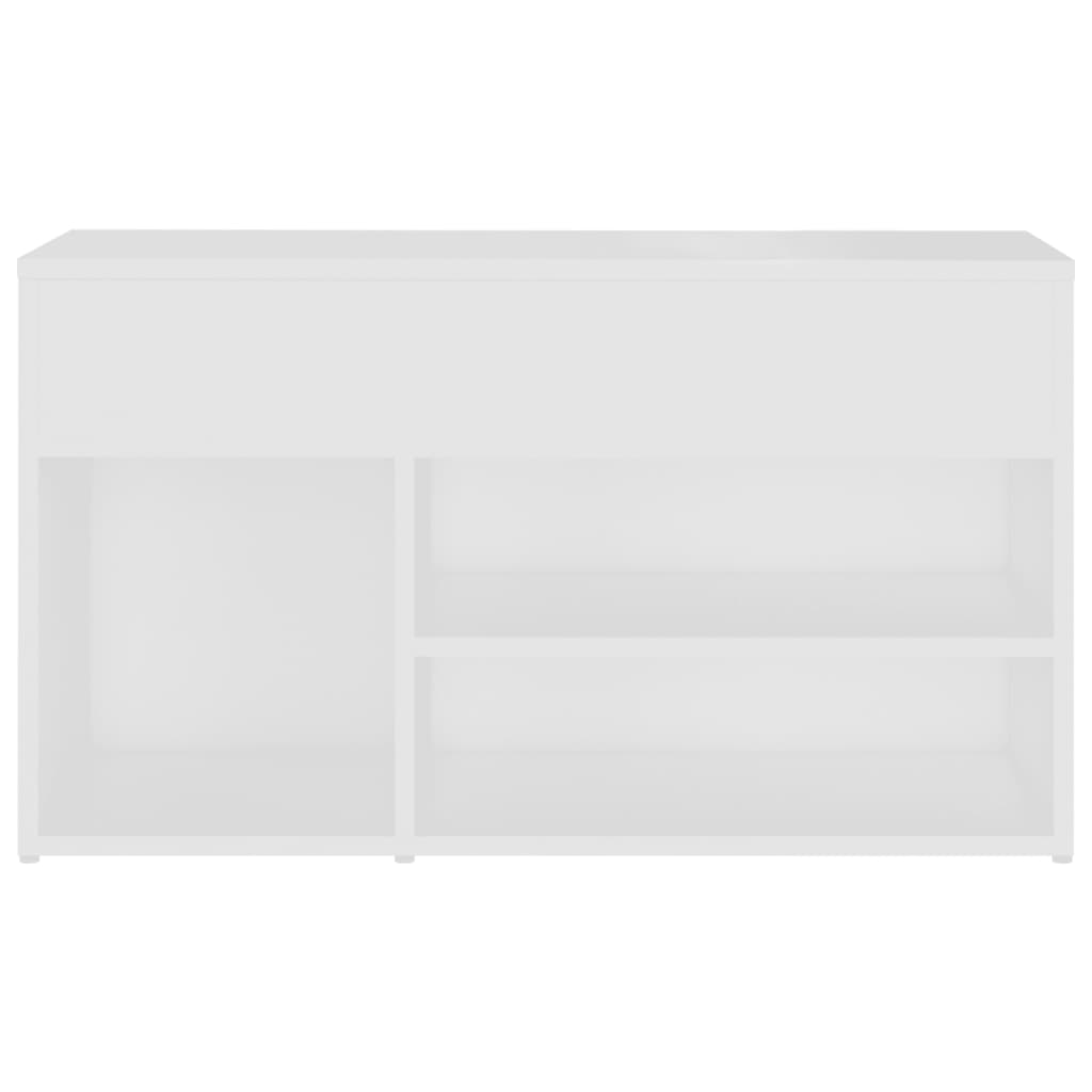 Galleria Design Shoe Bench White 80x30x45 cm Engineered Wood