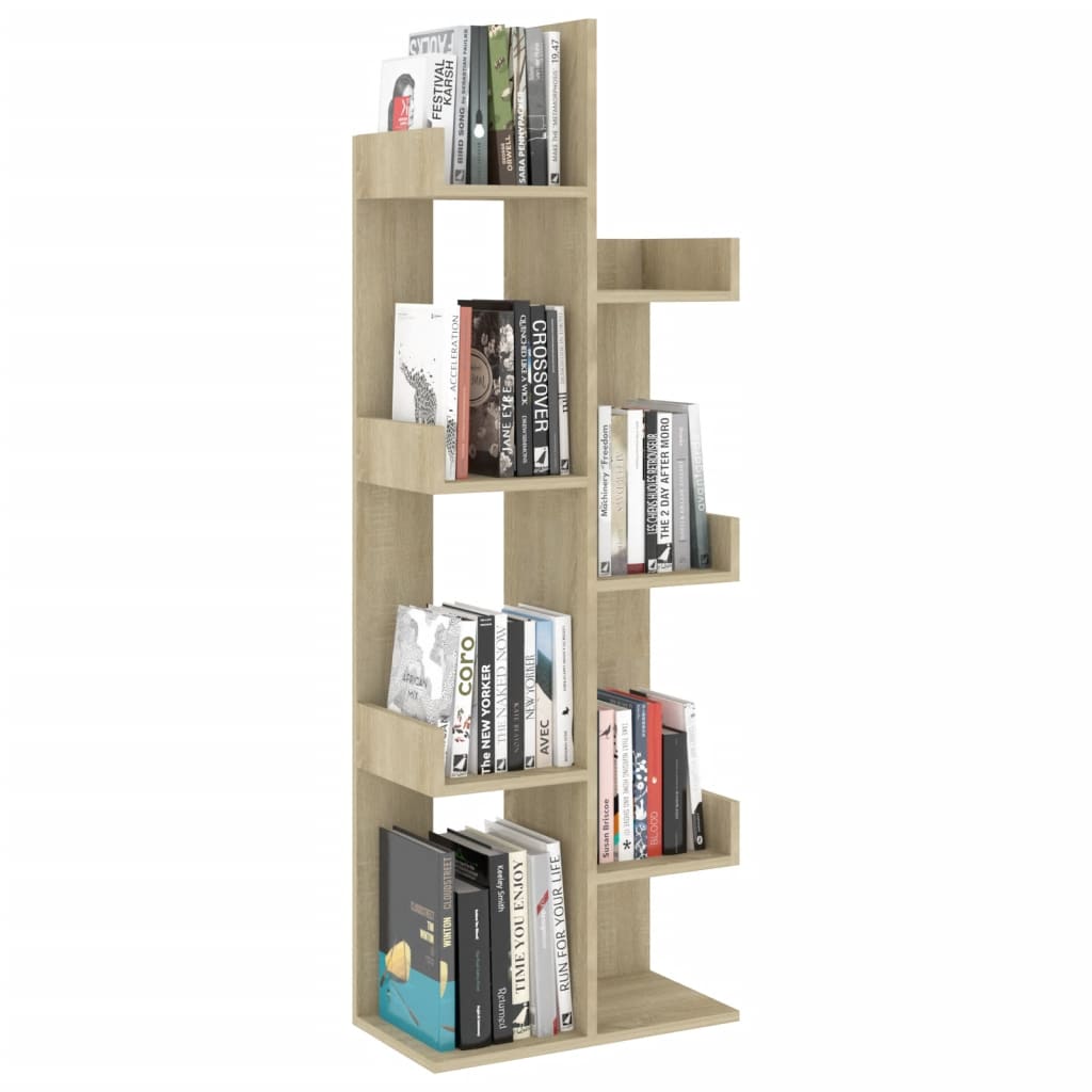 Galleria Design Book Cabinet Sonoma Oak 48x25.5x140 cm Engineered Wood