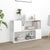 Galleria Design Book Cabinet White 100x24x63 cm Engineered Wood