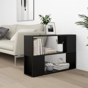 Galleria Design Book Cabinet Black 100x24x63 cm Engineered Wood