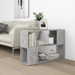 Galleria Design Book Cabinet Concrete Grey 100x24x63 cm Engineered Wood