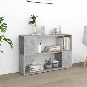 Galleria Design Book Cabinet Concrete Grey 100x24x63 cm Engineered Wood