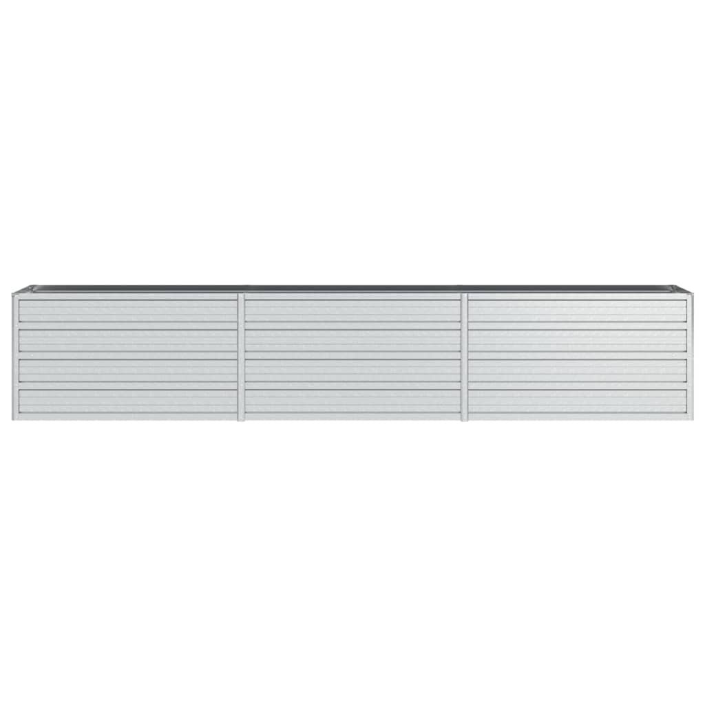 Galleria Design Garden Raised Bed 240x40x45 cm Galvanized Steel Silver