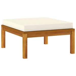 Galleria Design 10 Piece Garden Lounge Set with Cream Cushion Solid Acacia Wood