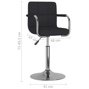 Galleria Design Dining Chair Black Fabric