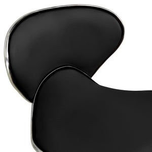 Galleria Design Office Chair Black Faux Leather