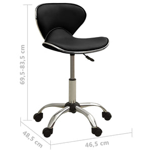 Galleria Design Office Chair Black Faux Leather