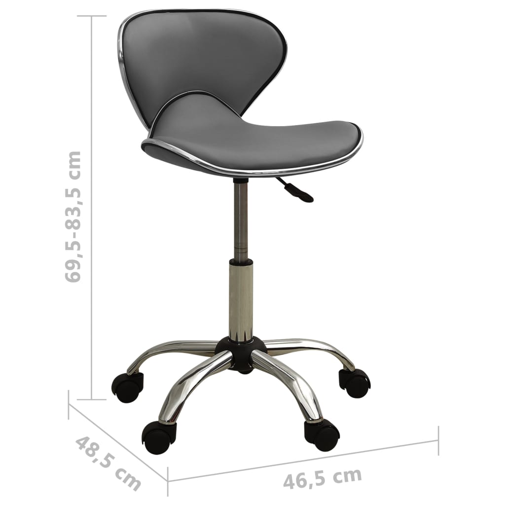 Galleria Design Office Chair Grey Faux Leather