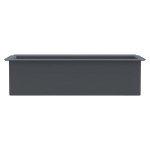 Galleria Design Flower Boxes for Euro Pallets 12 pcs Grey 36x13.5x9.5 cm PP
