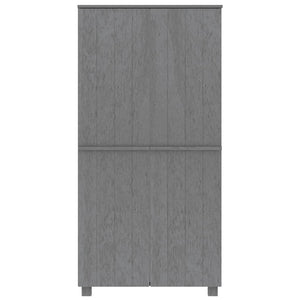 Galleria Design Wardrobe HAMAR Dark Grey 89x50x180 cm Solid Wood Pine