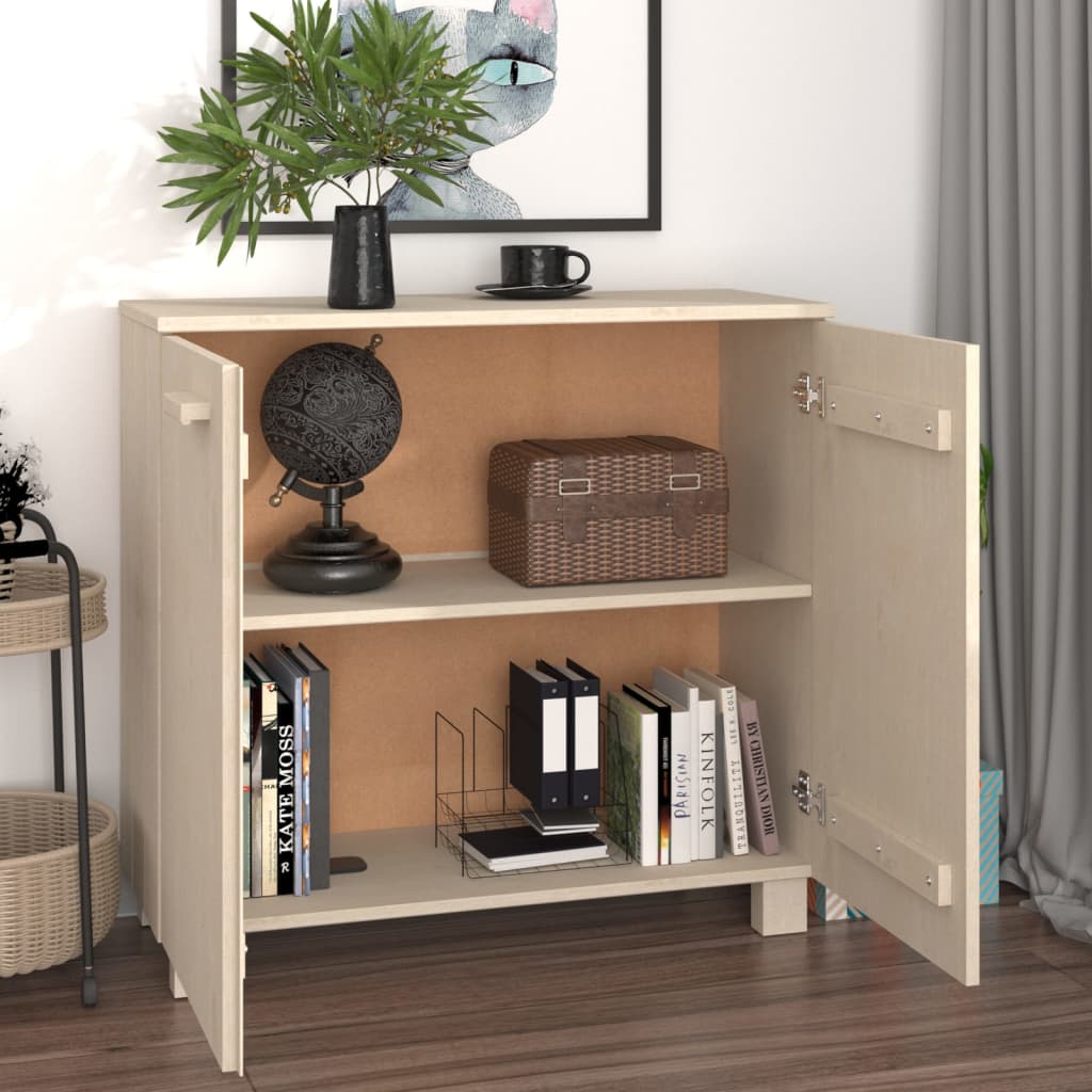 Galleria Design Sideboard HAMAR Honey Brown 85x35x80 cm Solid Wood Pine