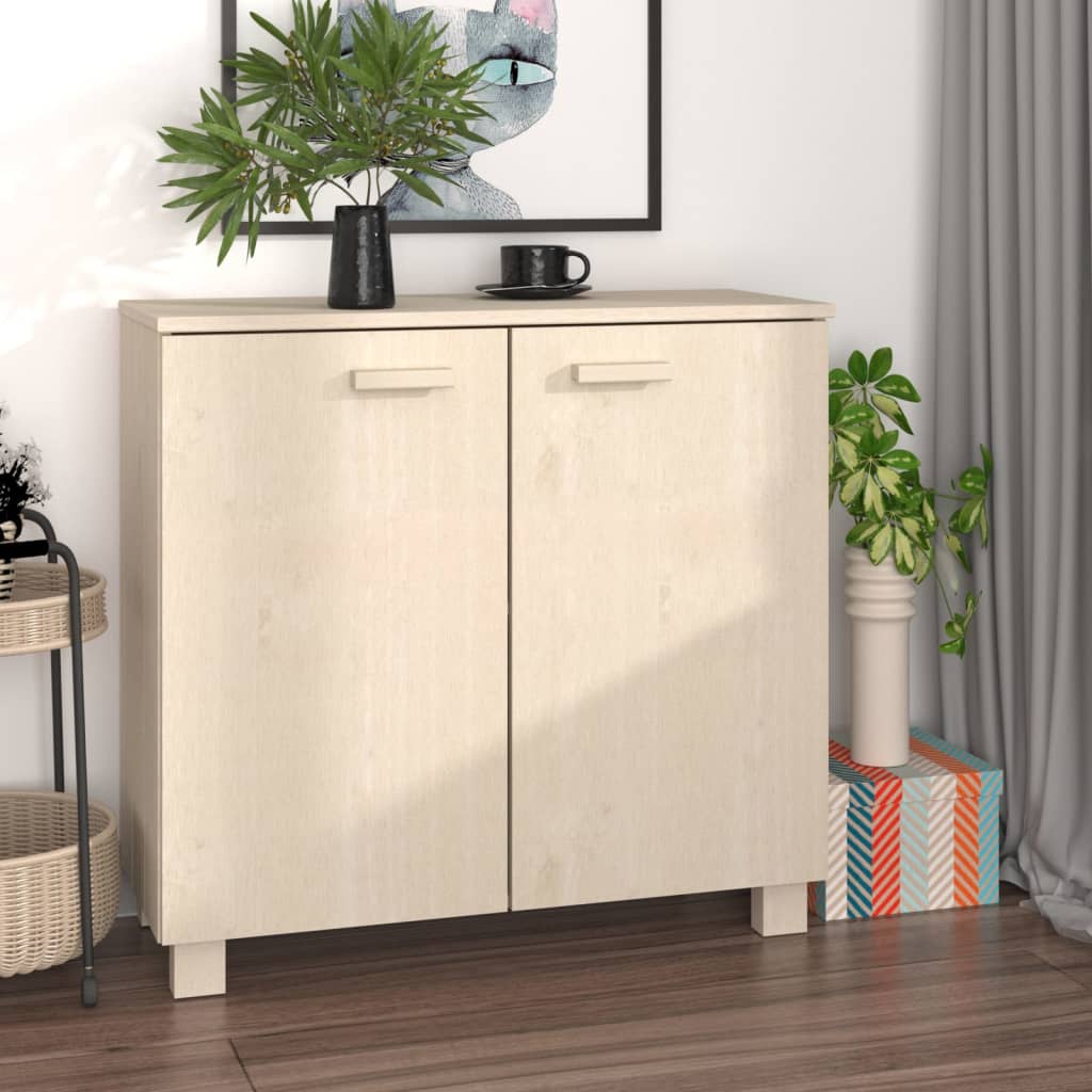 Galleria Design Sideboard HAMAR Honey Brown 85x35x80 cm Solid Wood Pine