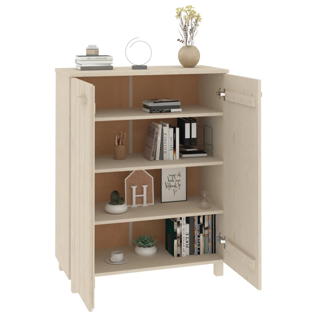 Galleria Design Shoe Cabinet HAMAR Honey Brown 85x40x108 cm Solid Wood Pine