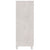Galleria Design Shoe Cabinet HAMAR White 85x40x108 cm Solid Wood Pine