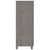 Galleria Design Shoe Cabinet HAMAR Light Grey 85x40x108 cm Solid Wood Pine