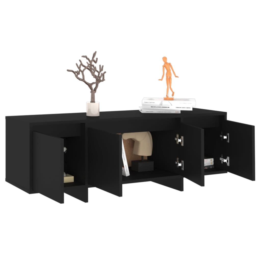 Galleria Design TV Cabinet Black 120x30x40.5 cm Engineered Wood