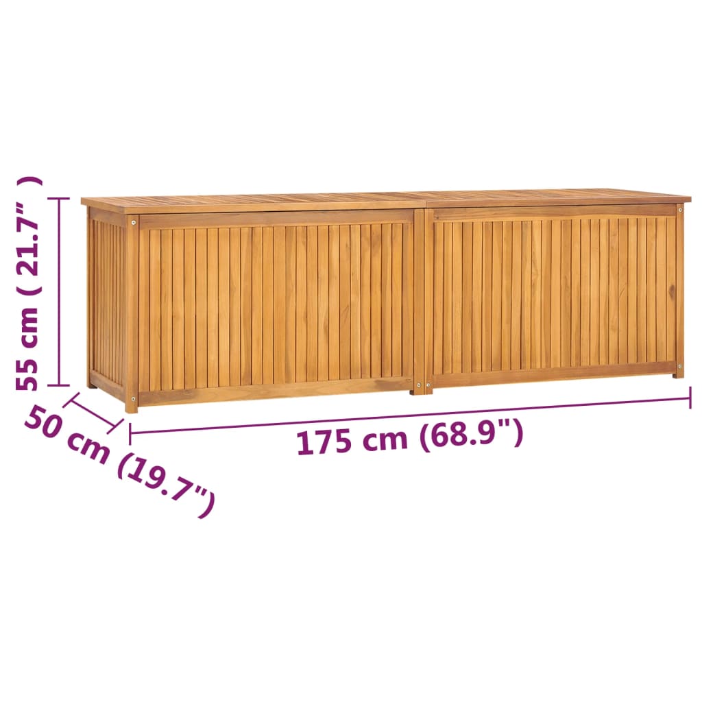 Galleria Design Garden Box 175x50x55 cm Solid Wood Teak