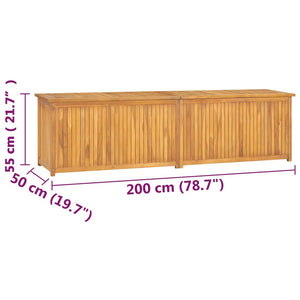 Galleria Design Garden Box 200x50x55 cm Solid Wood Teak
