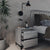 Galleria Design Bed Cabinets with Metal Legs 2 pcs Grey Sonoma 40x35x50 cm