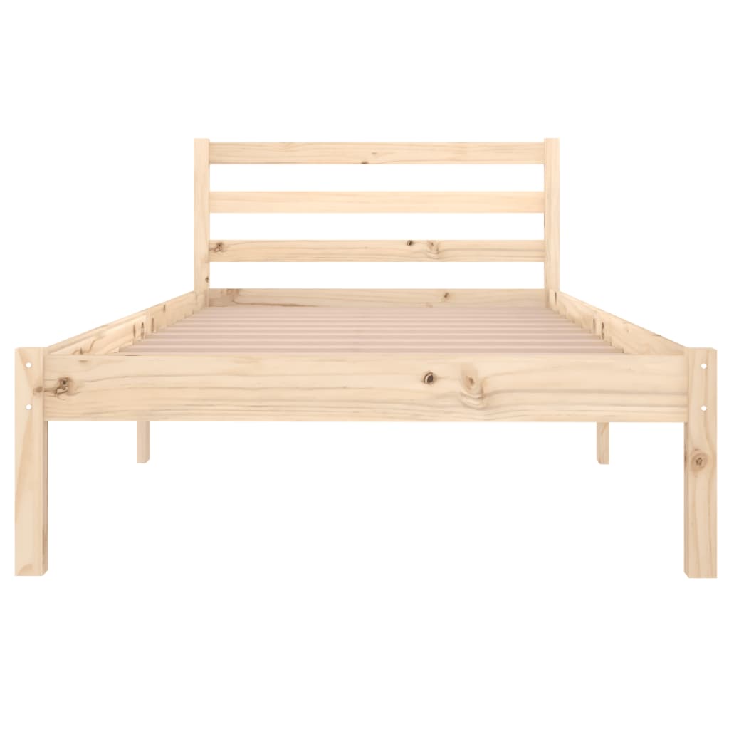 Galleria Design Bed Frame without Mattress Solid Wood Pine 90x200cm