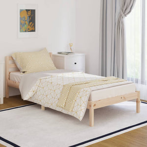 Galleria Design Bed Frame without Mattress Solid Wood Pine 90x200cm
