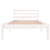 Galleria Design Bed Frame without Mattress Solid Wood Pine 90x200cm White