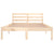 Galleria Design Bed Frame without Mattress Solid Wood Pine 120x200cm