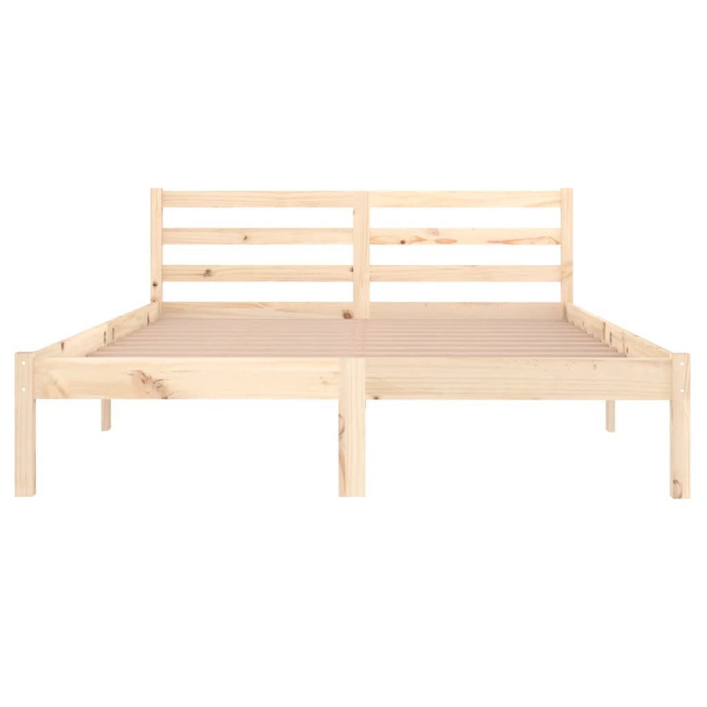 Galleria Design Bed Frame without Mattress Solid Wood Pine 140x200cm